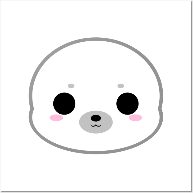 Cute Arctic Seal Wall Art by alien3287